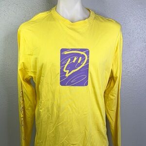 Twitch Yellow Long Sleeve Shirt size L